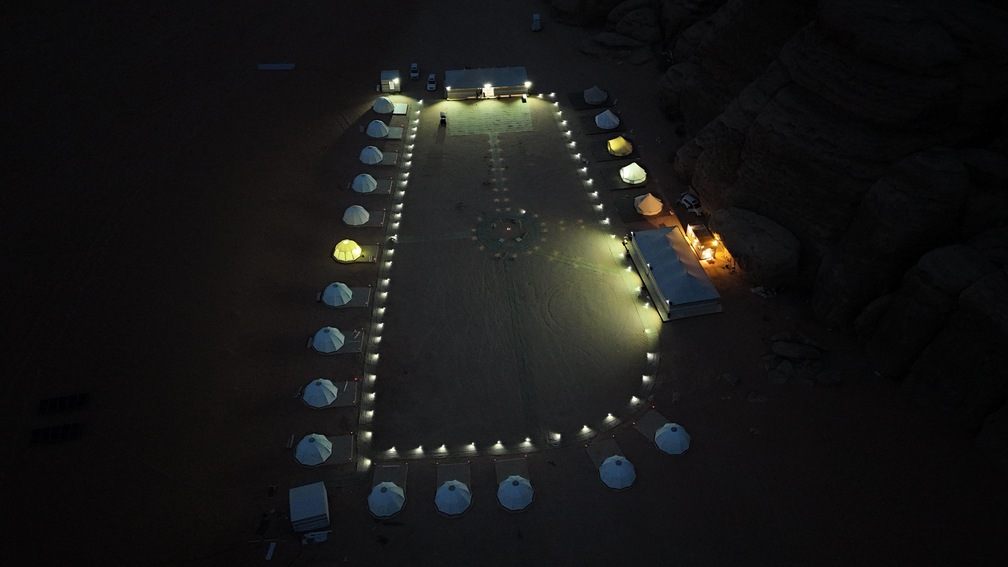 Desert camping